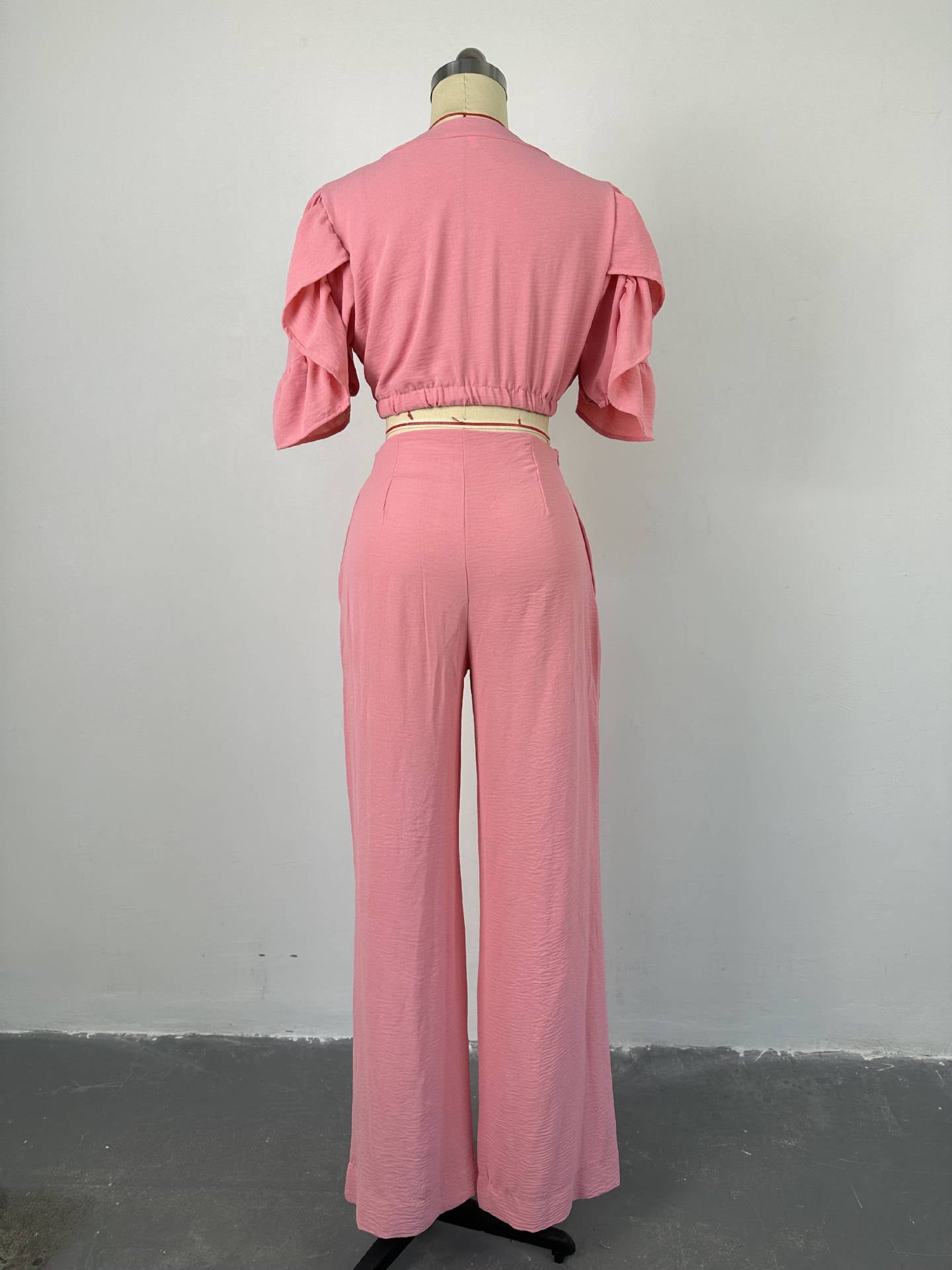 Billiaxz Tie Up Top Wide Leg Pants