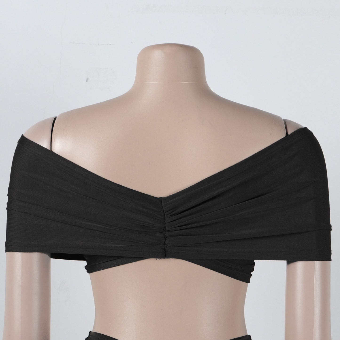 Off Shoulder Crop Top + Low Waist Maxi Skirt Outfits