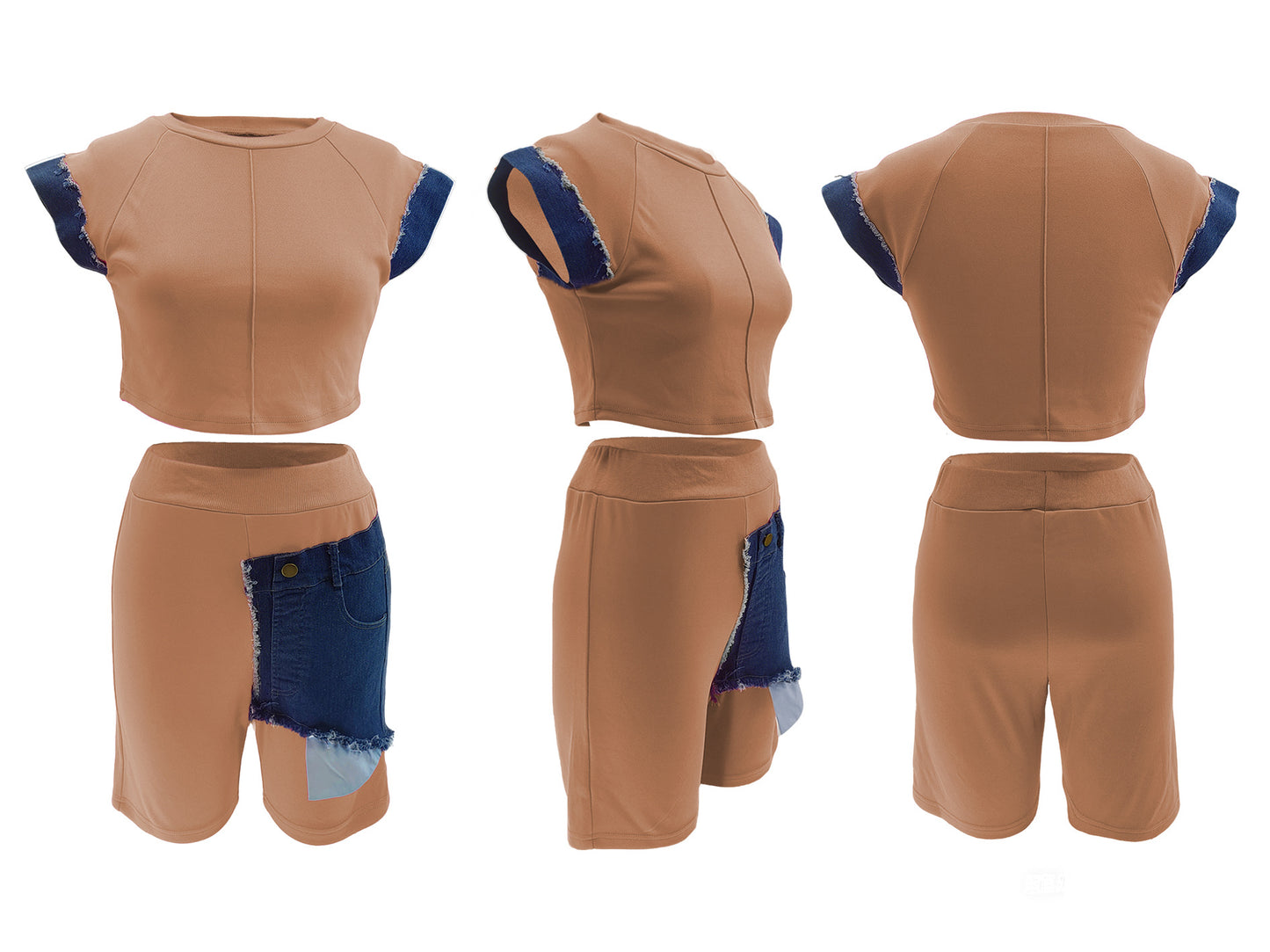 Women Two Piece Short Sets 