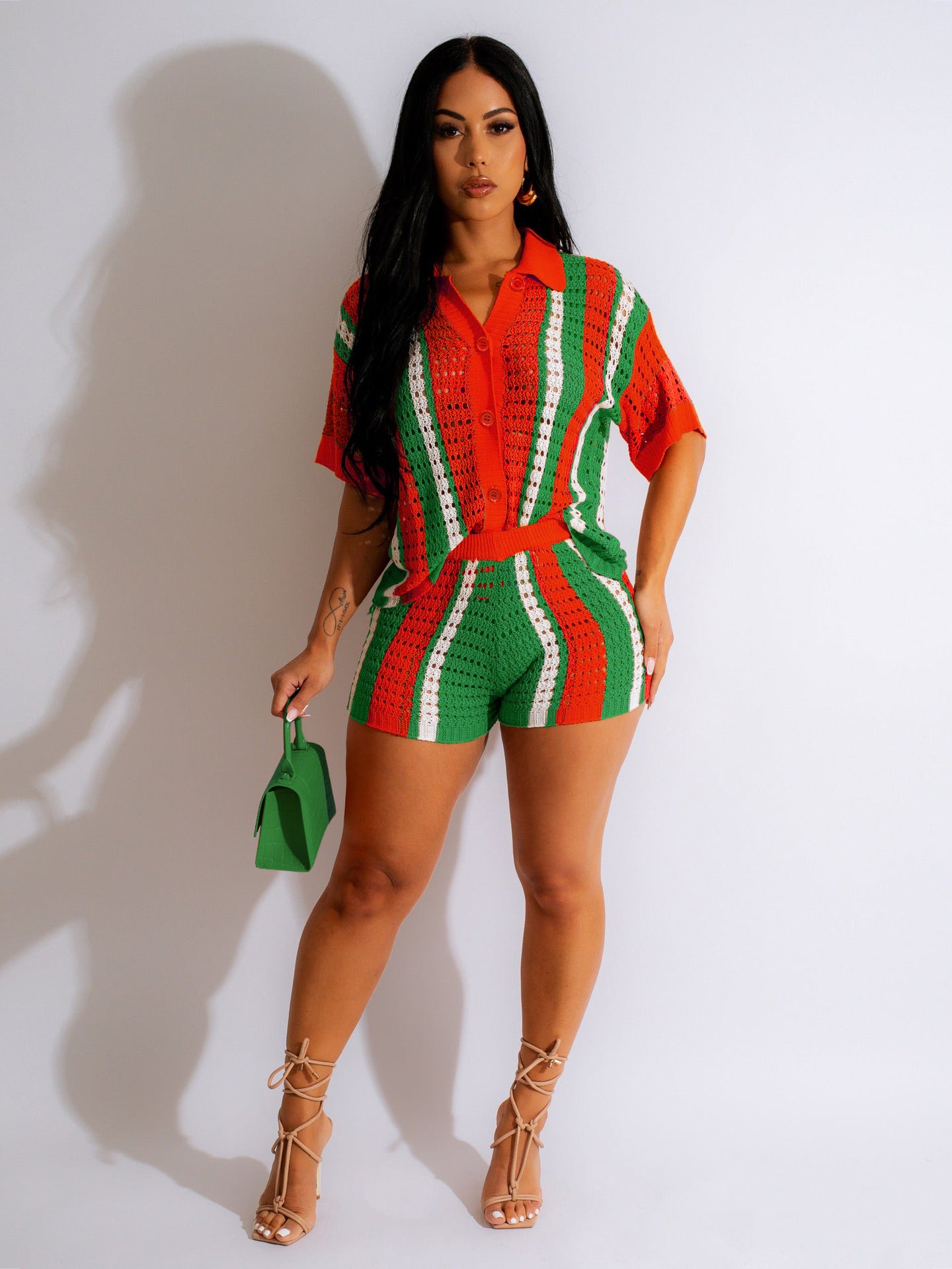 Women Two Piece Short Sets