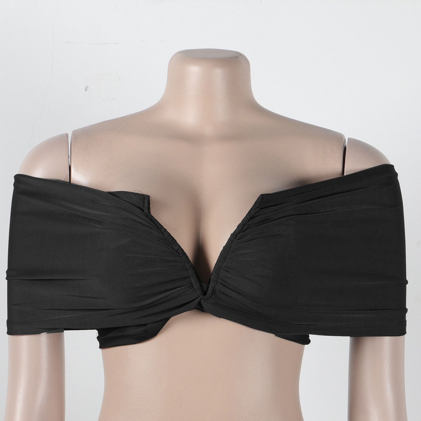 Off Shoulder Crop Top + Low Waist Maxi Skirt Outfits