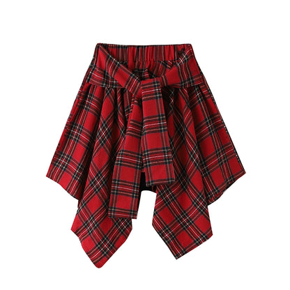 Casual Loose Youth Hip Hop Style Top + Skirt Sets Outfit