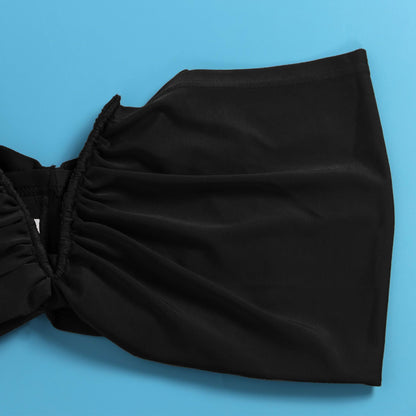 Off Shoulder Crop Top + Low Waist Maxi Skirt Outfits