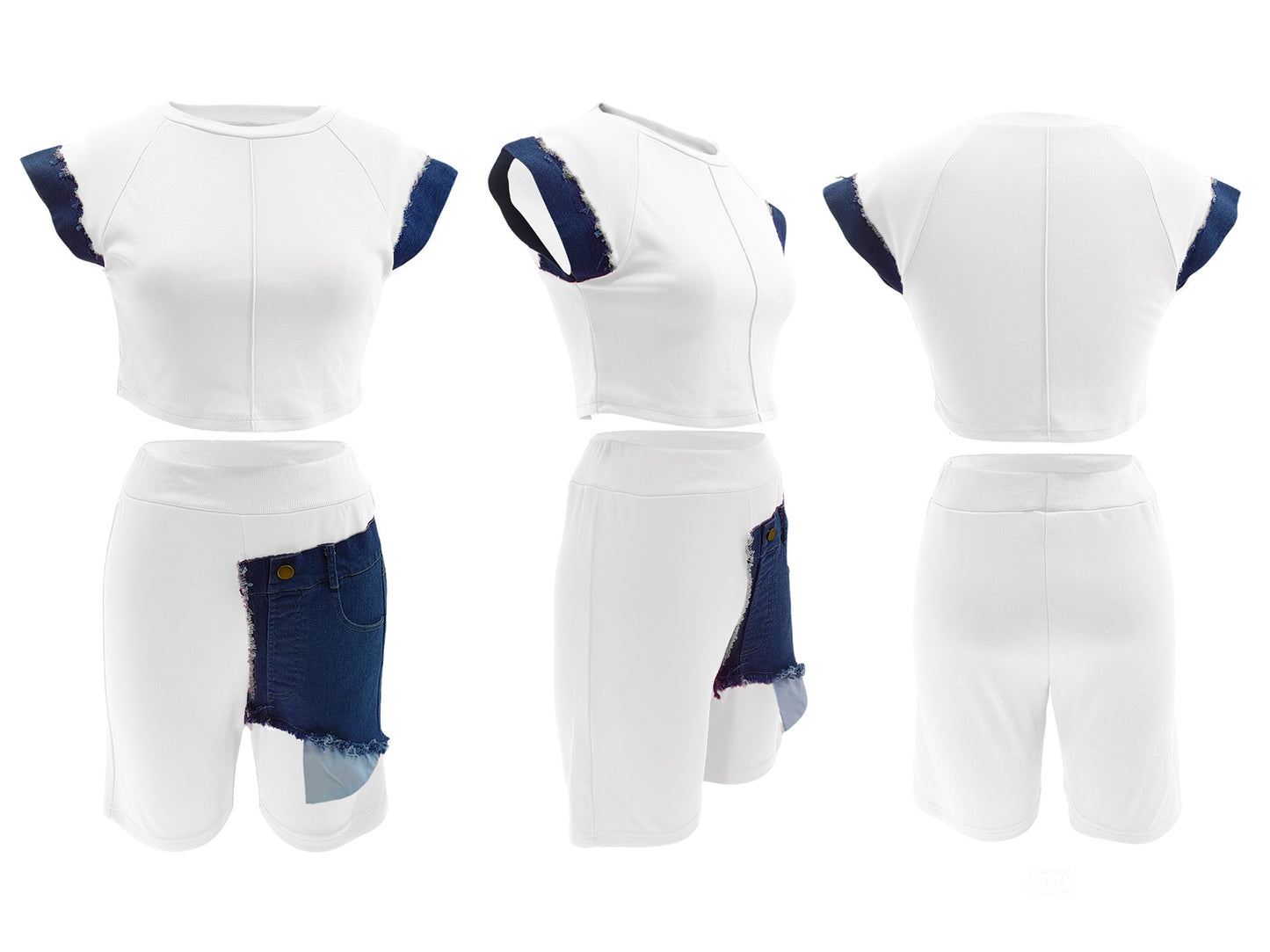 Women Two Piece Short Sets 