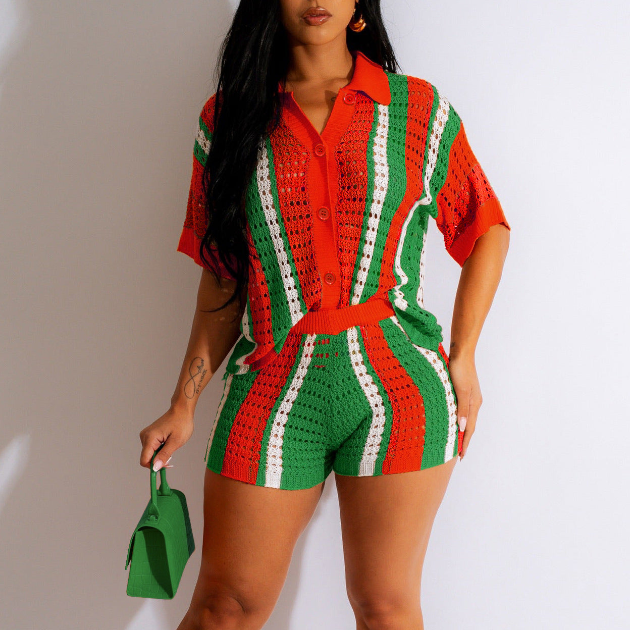 Women Two Piece Short Sets