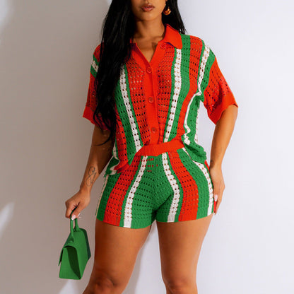 Women Two Piece Short Sets