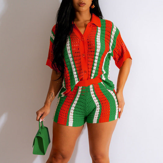 Women Two Piece Short Sets