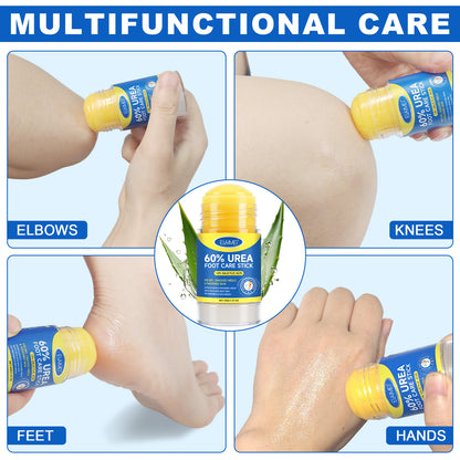 60% Urea 2% Salicylic Acid Foot Stick Cracked Repair Product Exfoliation Dead Skin Removal Softening Moisturize Smooth Skin Care