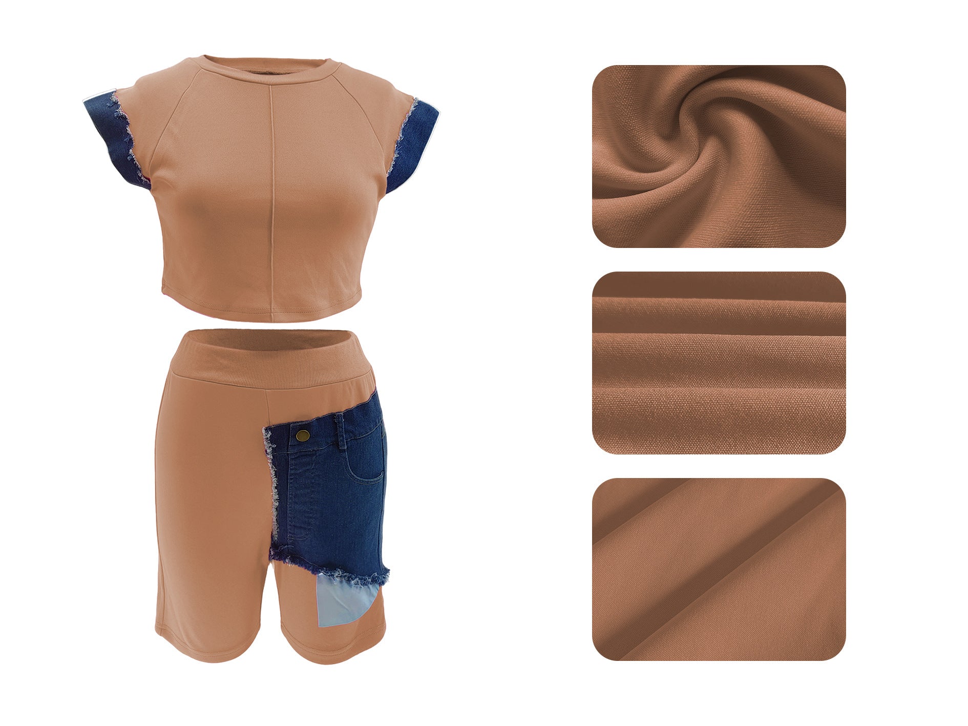 Women Two Piece Short Sets 