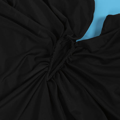 Off Shoulder Crop Top + Low Waist Maxi Skirt Outfits