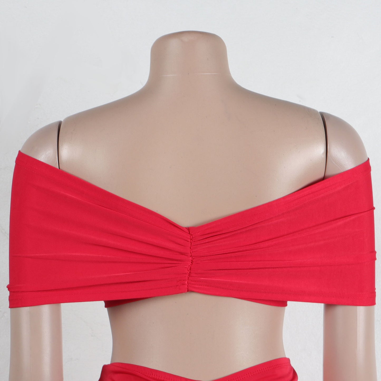 Off Shoulder Crop Top + Low Waist Maxi Skirt Outfits
