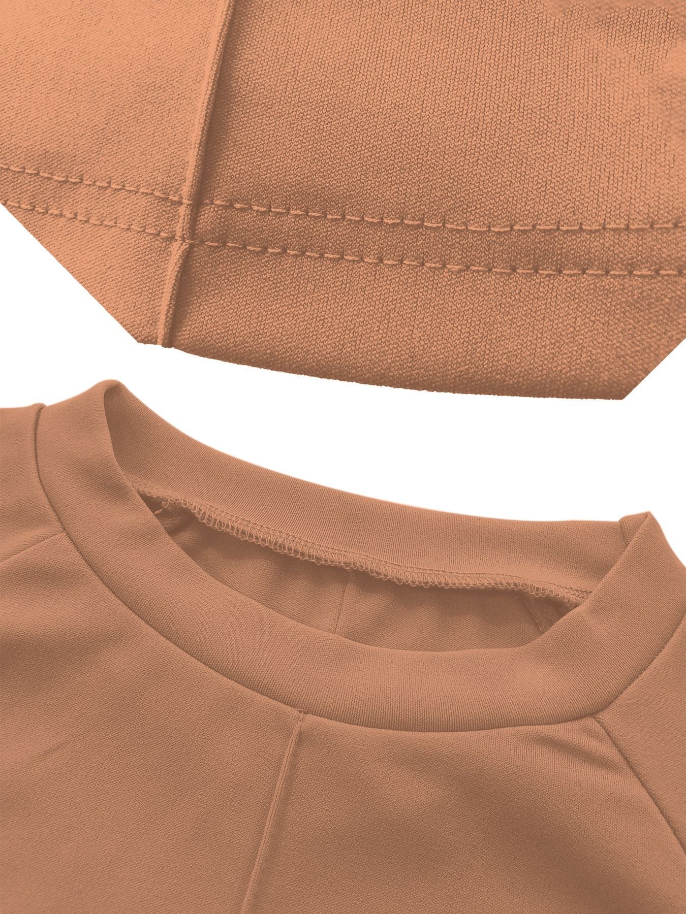 Patchwork T-shirt + Shorts Active Two Piece Sets