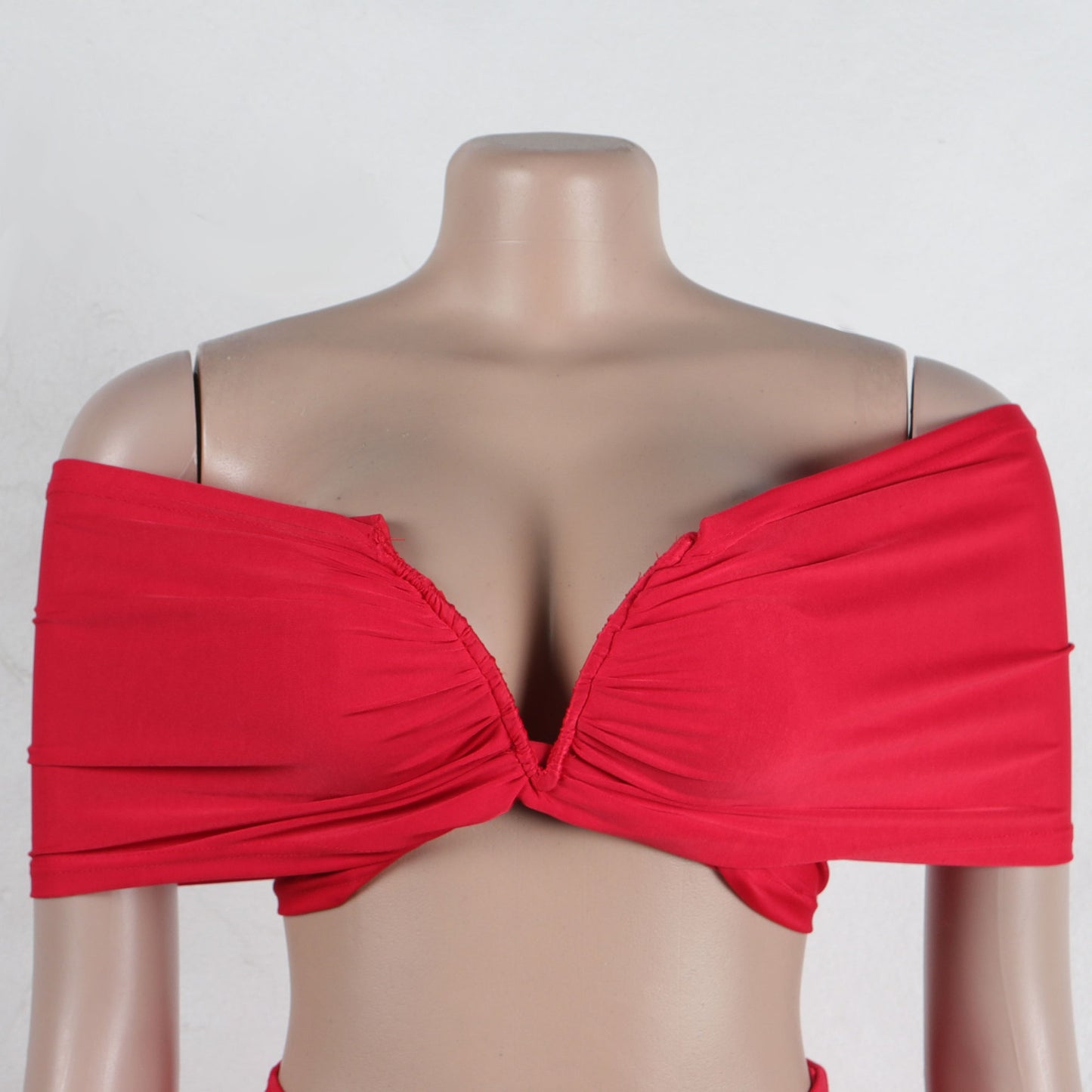 Off Shoulder Crop Top + Low Waist Maxi Skirt Outfits
