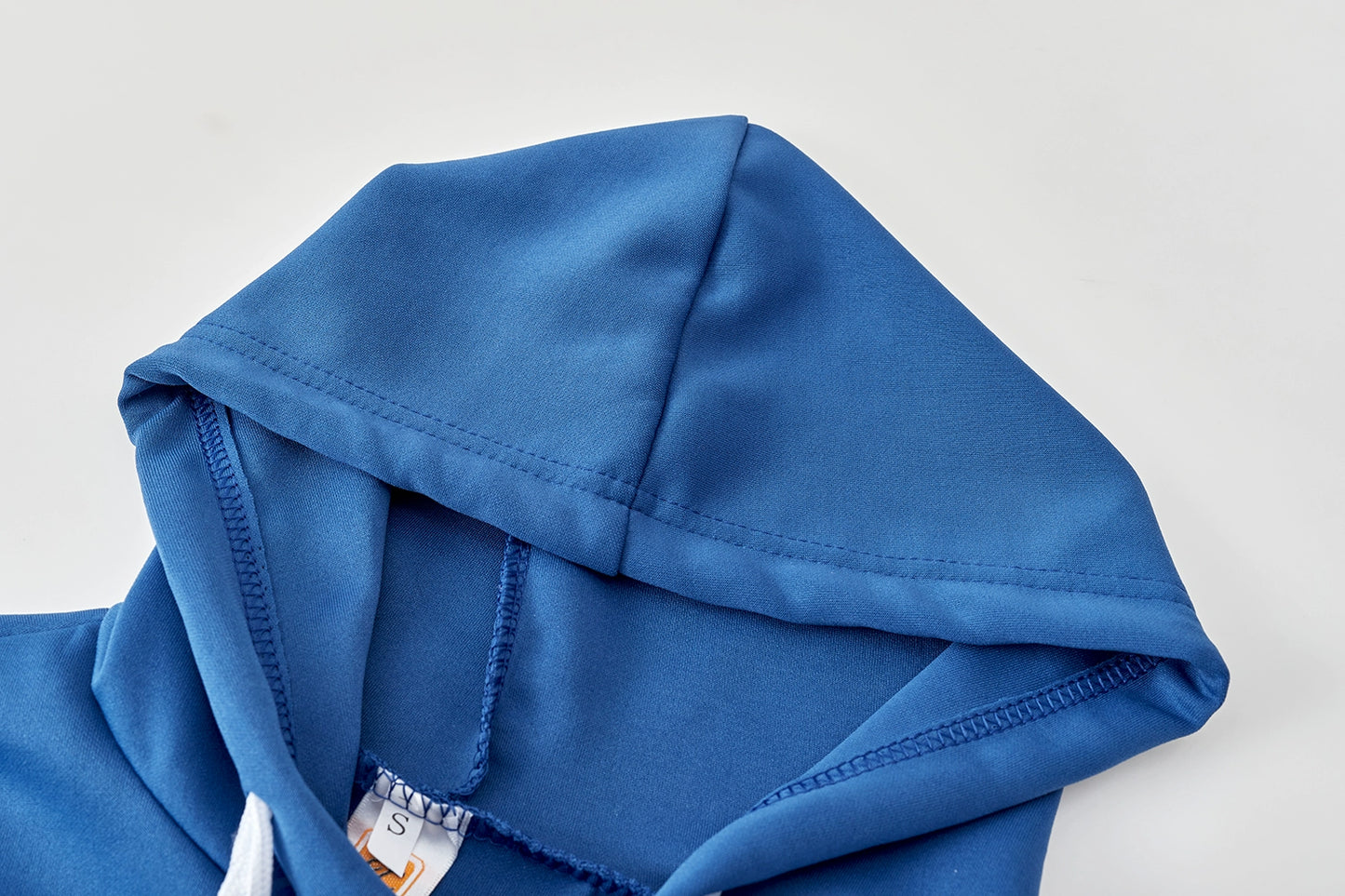 Fashion Trend Solid Color Plus Fleece Sports Color Sweater Two-piece Sets