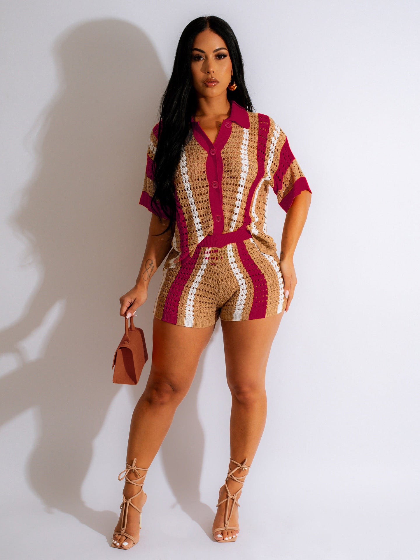 Women Two Piece Short Sets