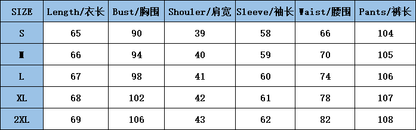 Fashion Trend Solid Color Plus Fleece Sports Color Sweater Two-piece Sets