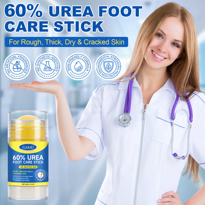 60% Urea 2% Salicylic Acid Foot Stick Cracked Repair Product Exfoliation Dead Skin Removal Softening Moisturize Smooth Skin Care