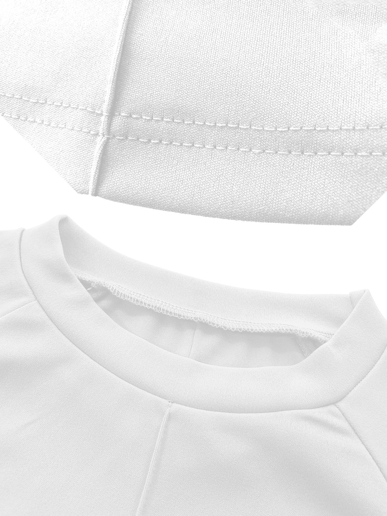 Patchwork T-shirt + Shorts Active Two Piece Sets