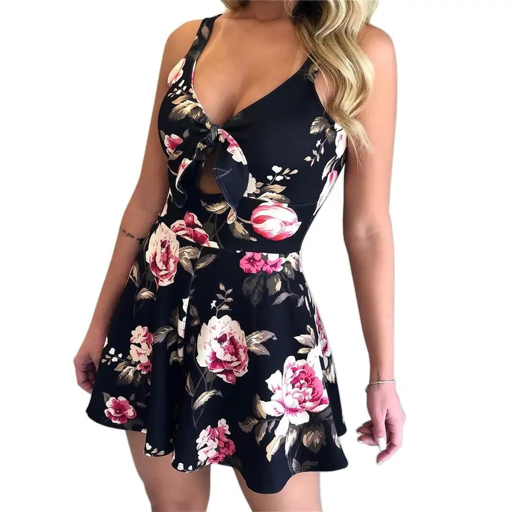 Women's Summer Print Jumpsuit