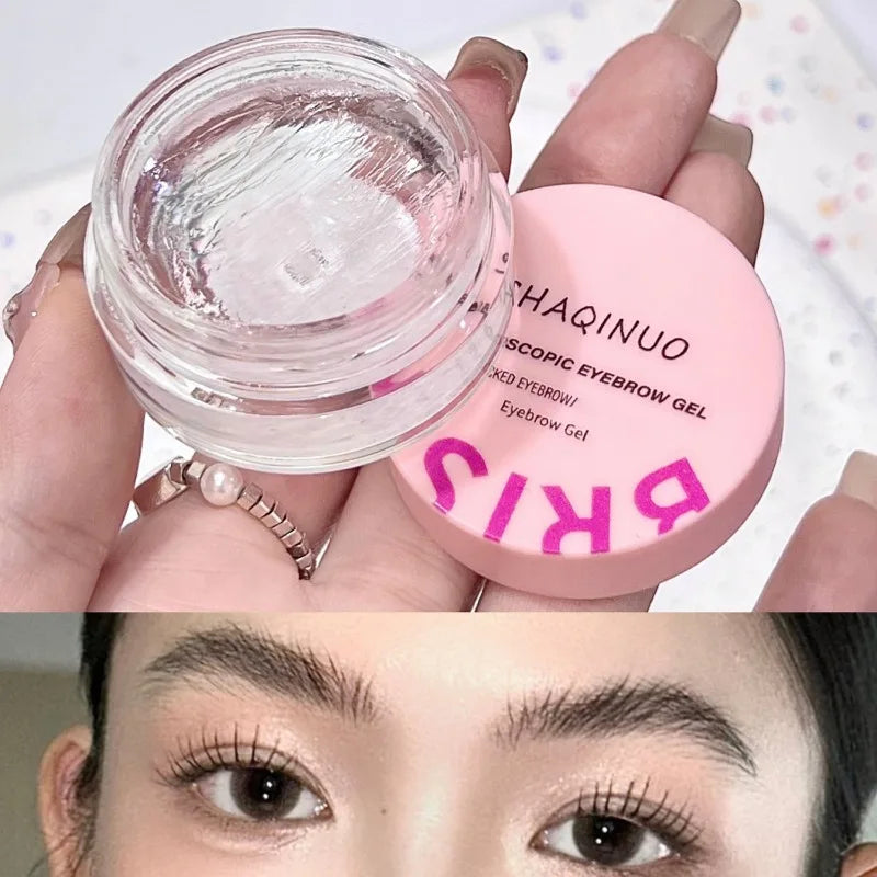 Three-dimensional Eyebrow Shaping Soap Eyebrow Gel Texture Creates Natural Eyebrows Styling Cream Waterproof Quick-Dry Makeup