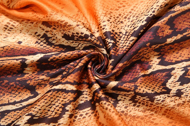 Snake Print Jumpsuit