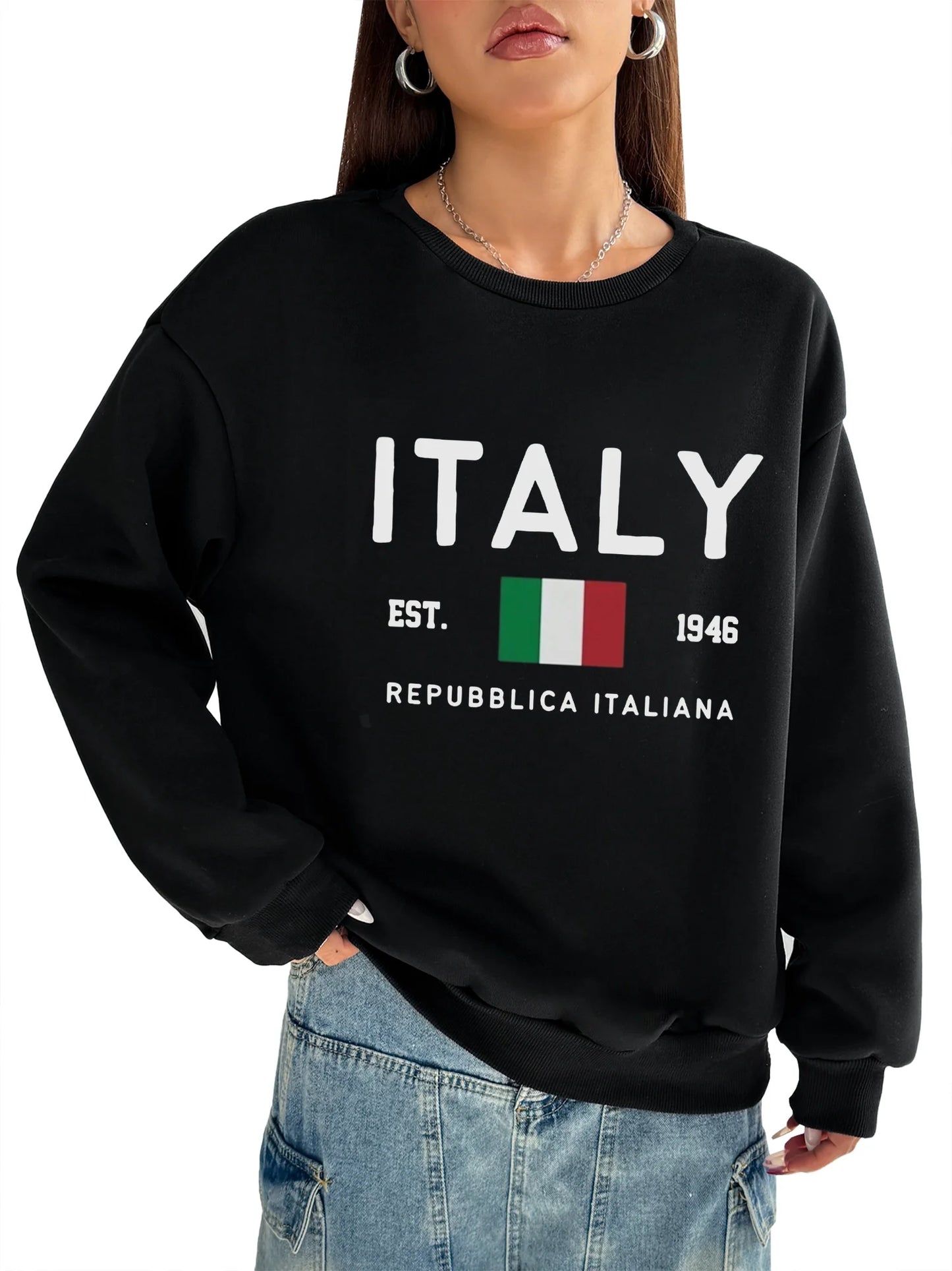 Italy Long Sleeve Women Tops (Basic Shirt)