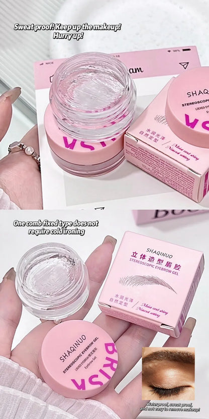 Three-dimensional Eyebrow Shaping Soap Eyebrow Gel Texture Creates Natural Eyebrows Styling Cream Waterproof Quick-Dry Makeup