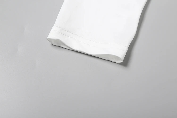 Daily Contrast Patchwork Full Sleeve Jacket+Shorts Simple Sporty Street Outfits