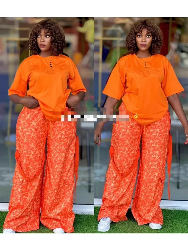 Teianna Top + Pants Suits Outfits(Women Clothing)