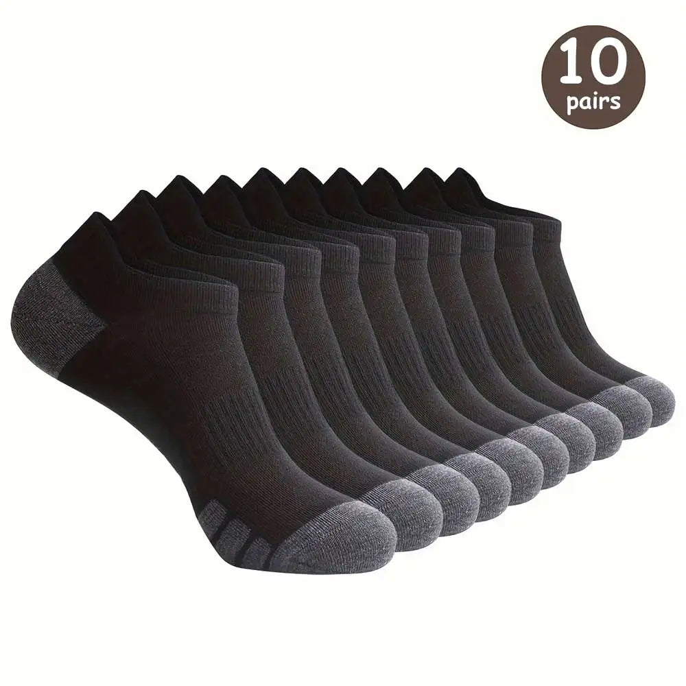 10 Pairs Of Comfortable Breathable Socks