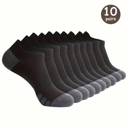 10 Pairs Of Comfortable Breathable Socks
