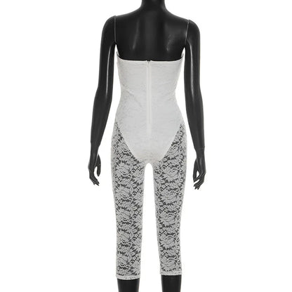 Lace See Through Bodycon Jumpsuits for Woman
