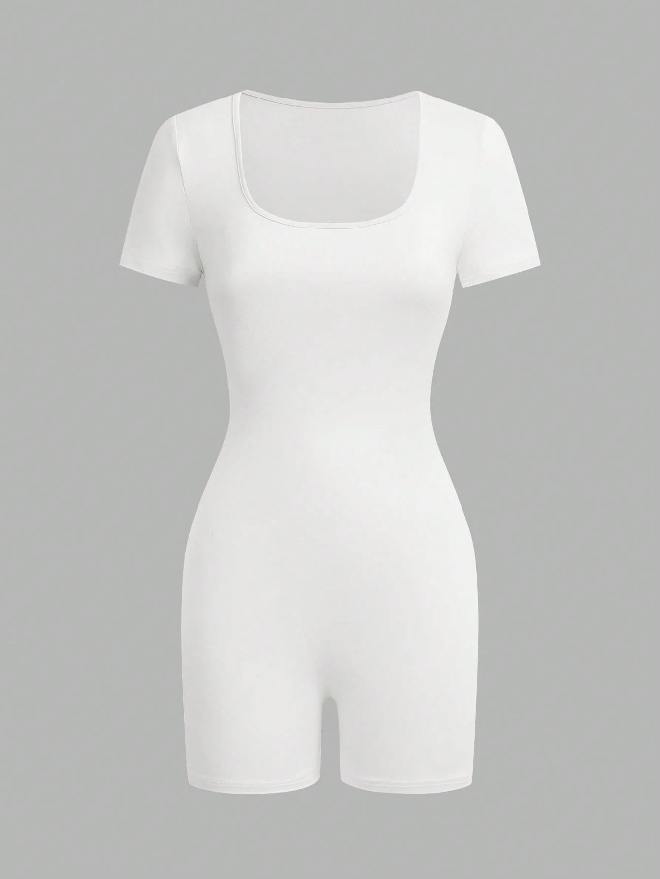 American short-sleeved outdoor and sports clothing, yoga integrated sports suit, women's fitness stretchy tight-fit