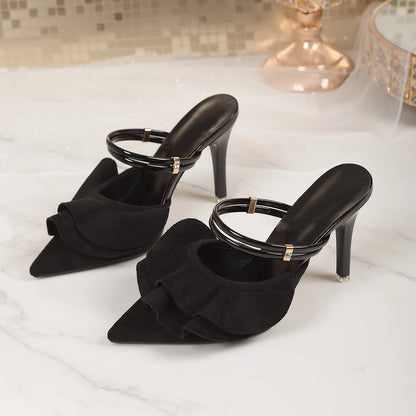 Baotou Versatile Fashion Sandals New Sexy Fashion Pointed High Heels