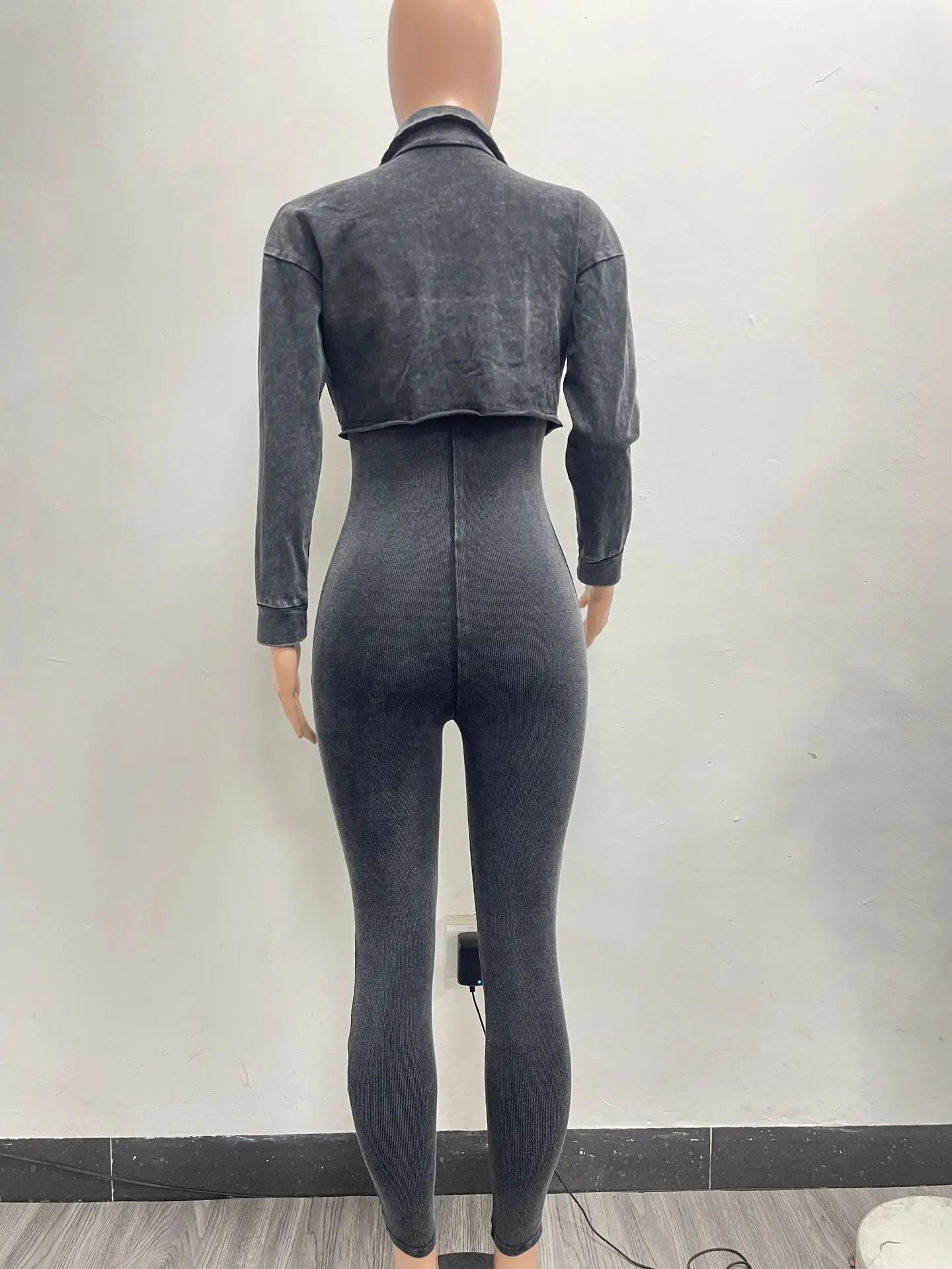 Matching Set Jacket + Jumpsuit Overalls