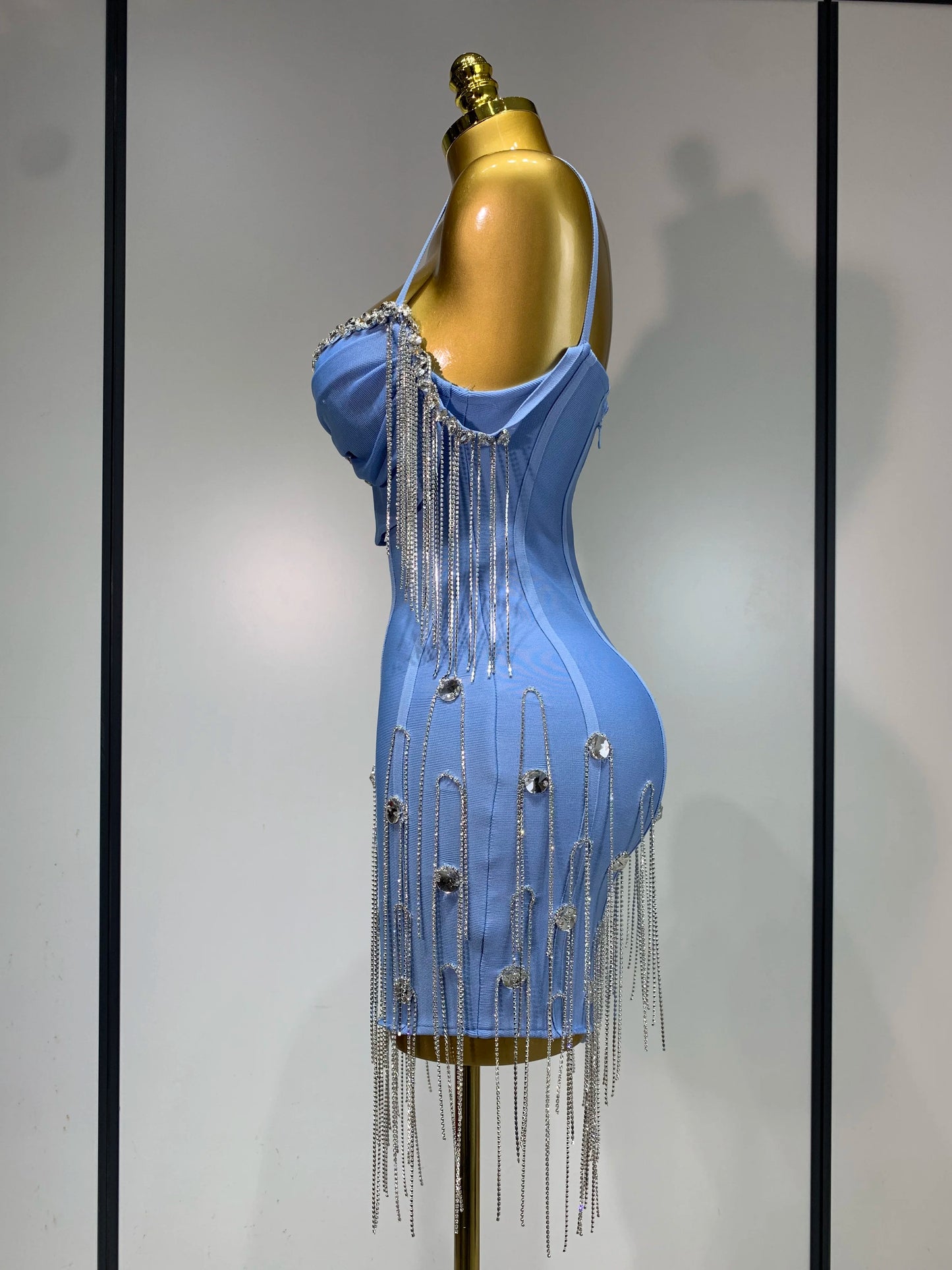 Spaghetti Strap Bodycon Sleeveless Bandage Dresses