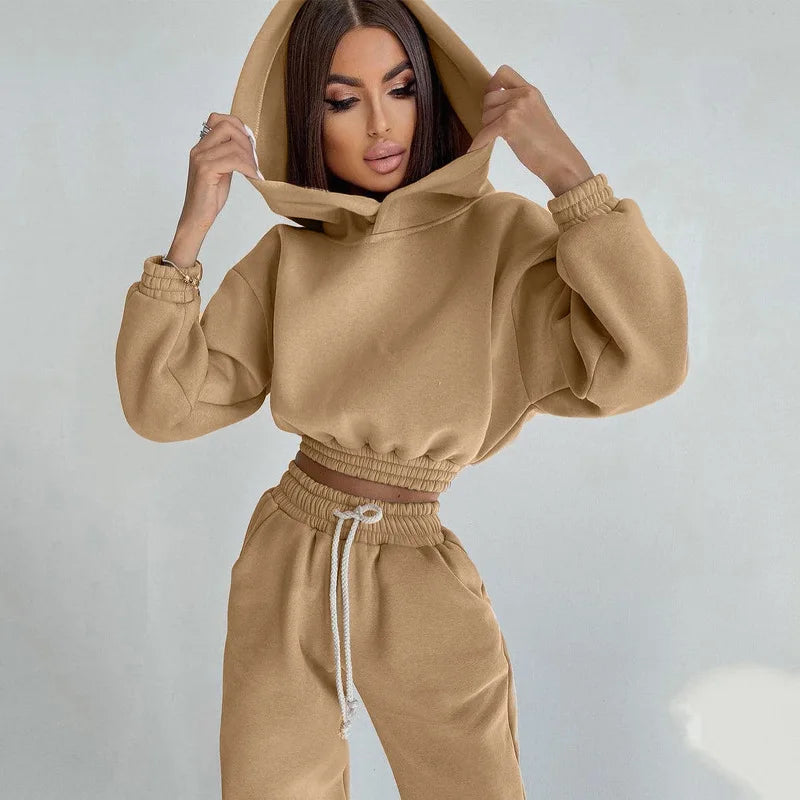 Sierra's Streetwear Drawstring Pencil Pants Suit Outfits