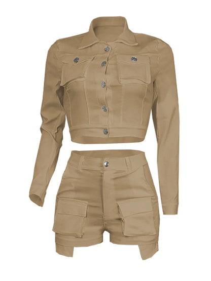 Women Two Piece Short Sets 