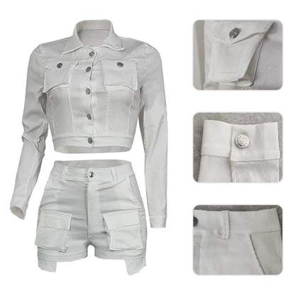 Women Two Piece Short Sets 