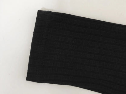 Solid color long-sleeved white collar dresses