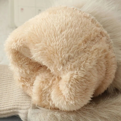 Windproof Gloves Soft Full Fingers Winter Warm Mittens For Cold Weather