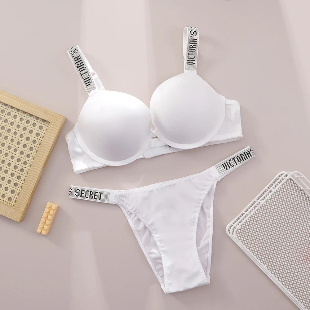 Victoria Secret Comfortable Breathable Push Up Bra + Panty Set