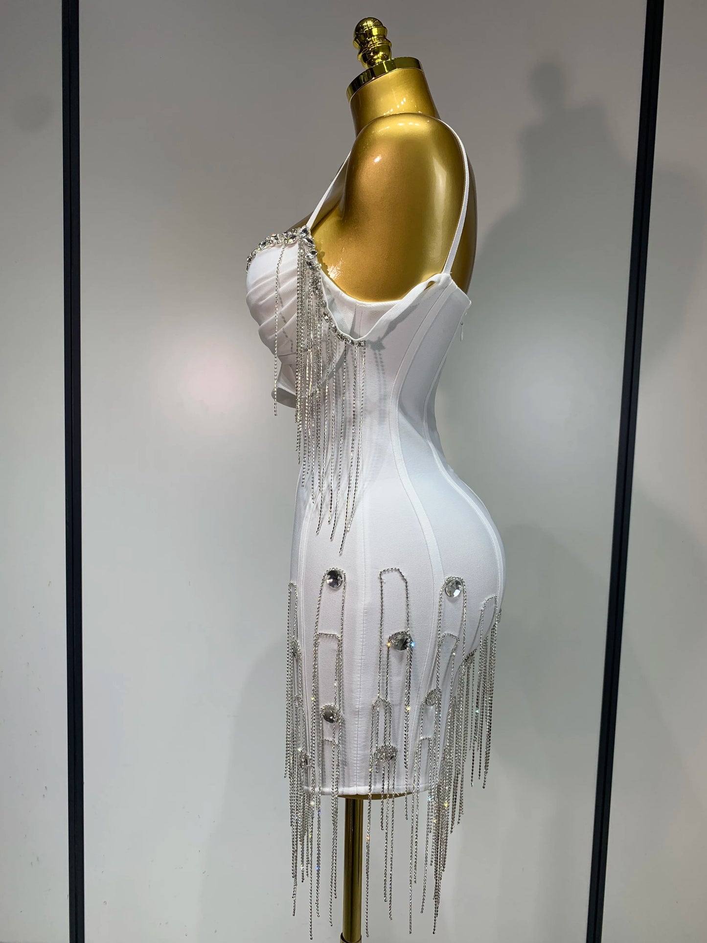 Spaghetti Strap Bodycon Sleeveless Bandage Dresses