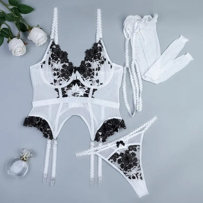 Elegant Ensemble Bra + Panties Lingerie Set