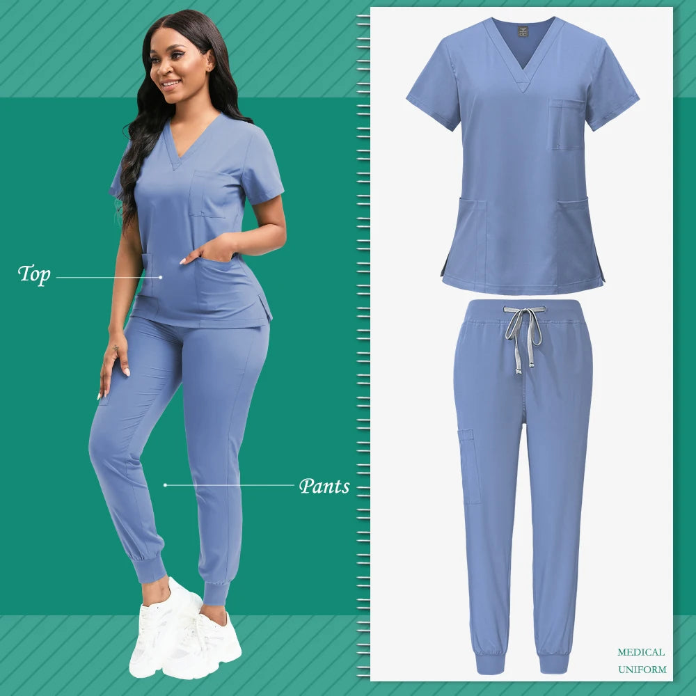Medical Scrubs, Beauty Spa, Pet Clinic Store (Veterinary), Dentistry Work Clothes Sets