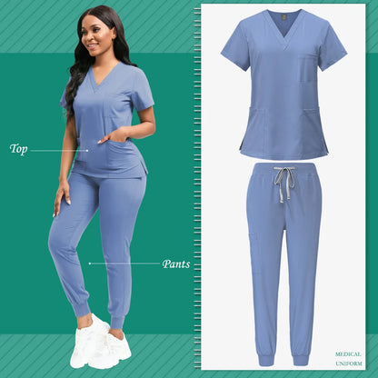 Medical Scrubs, Beauty Spa, Pet Clinic Store (Veterinary), Dentistry Work Clothes Sets