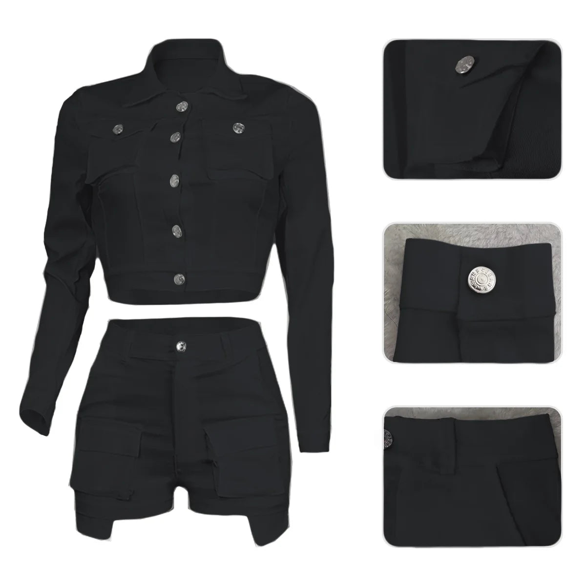 Women Two Piece Short Sets 