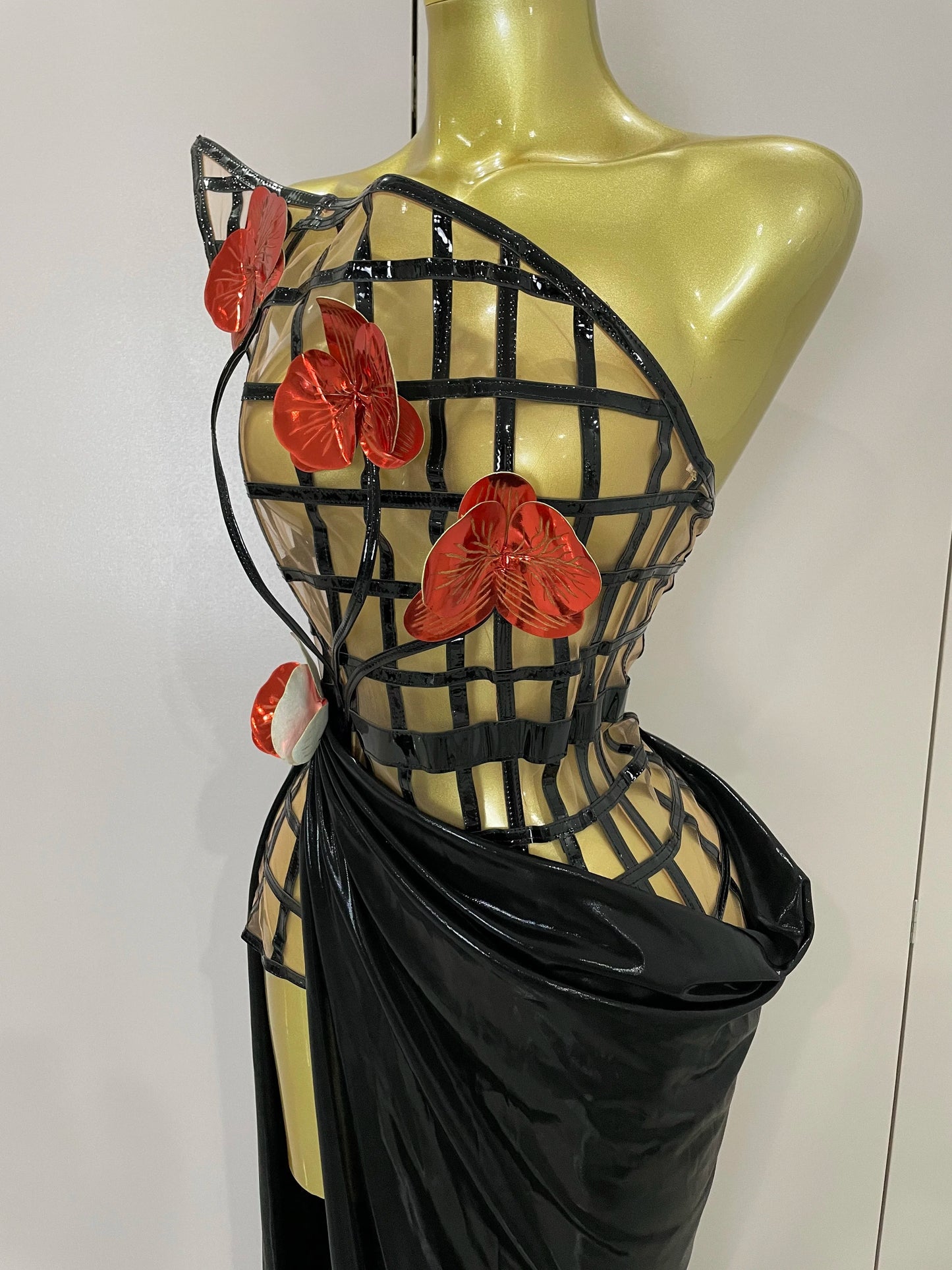 New Mesh See Through Top Skirt + Gloves Set(photoshoot)