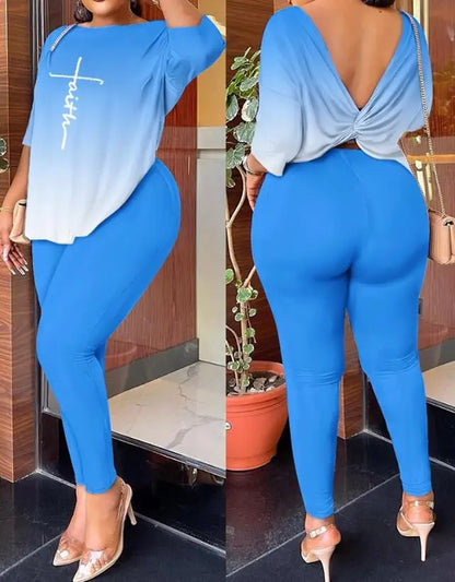 Women Two Piece Pant Sets