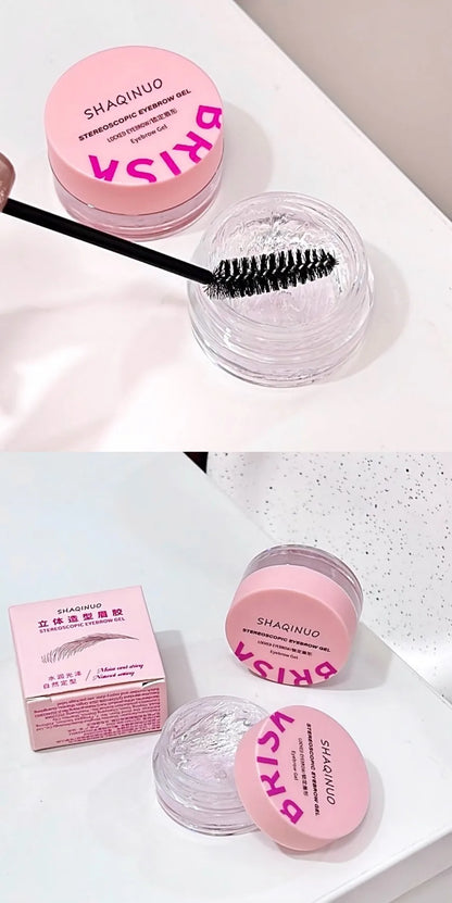 Three-dimensional Eyebrow Shaping Soap Eyebrow Gel Texture Creates Natural Eyebrows Styling Cream Waterproof Quick-Dry Makeup